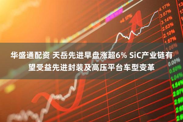 华盛通配资 天岳先进早盘涨超6% SiC产业链有望受益先进封装及高压平台车型变革